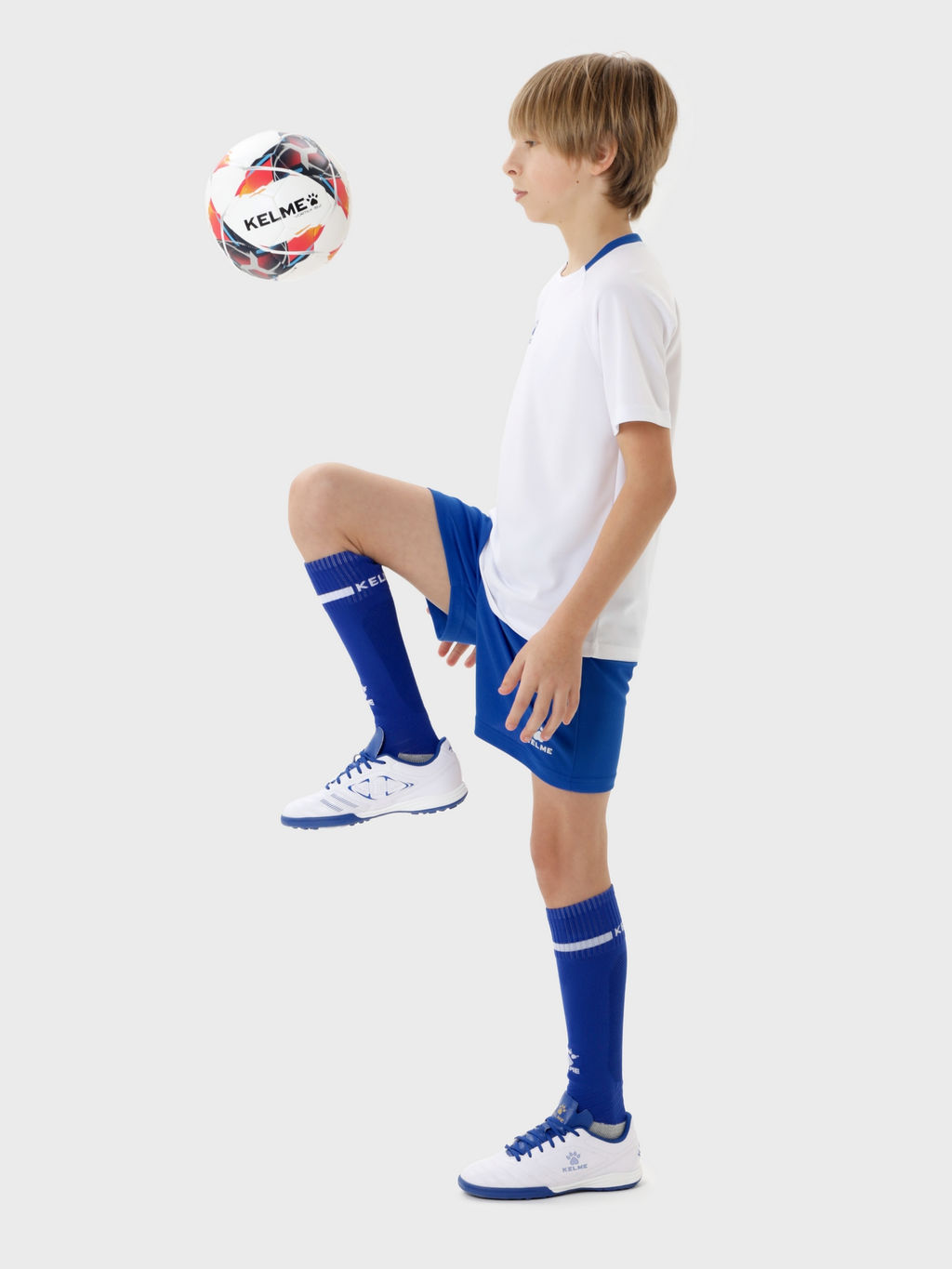 Детская футбольная форма KELME Комплект (футболка, шорты) Football Uniform Set White