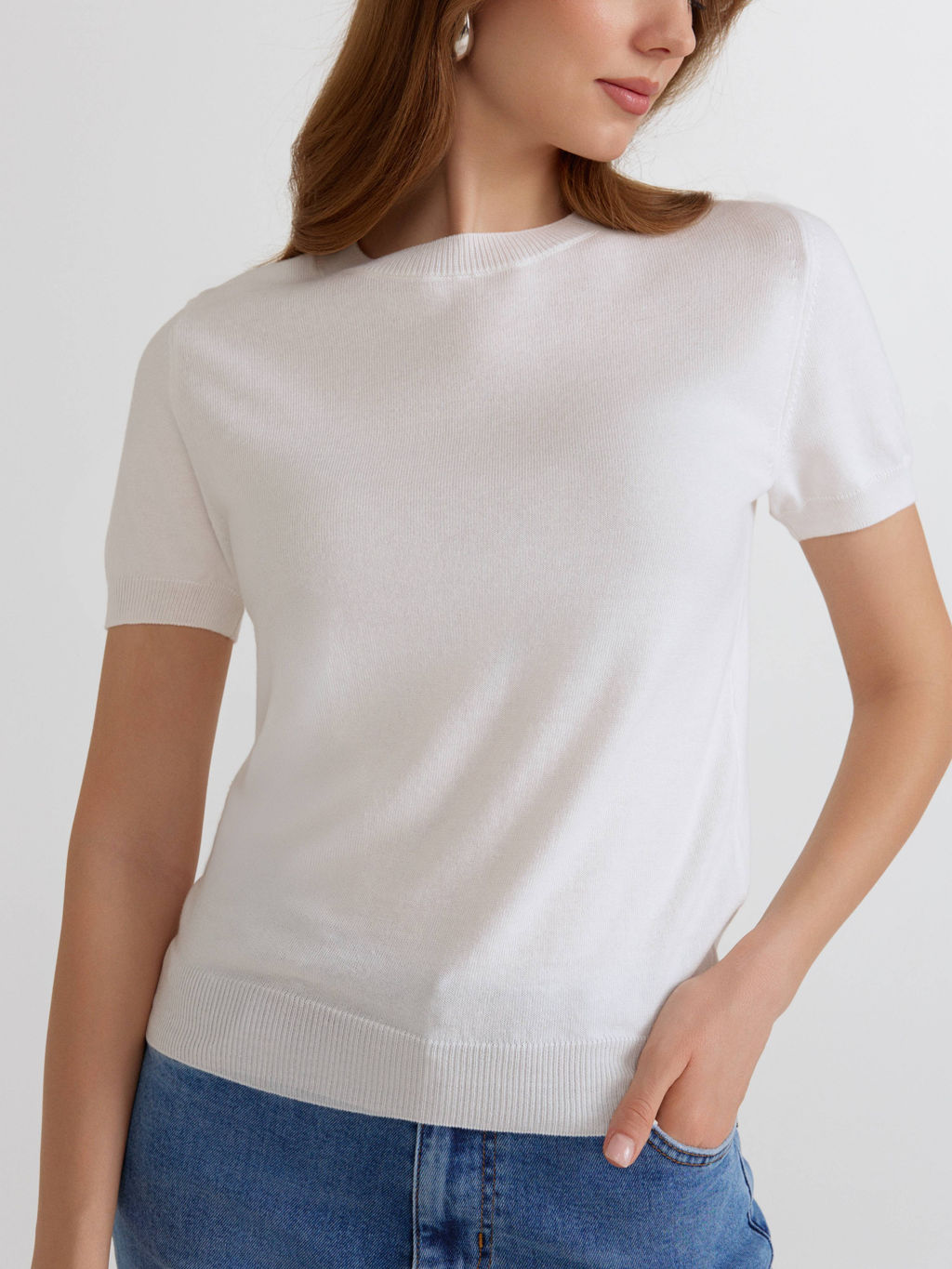 CONTE LDK2452 Джемпер женский ecru - Conte elegant фото 4