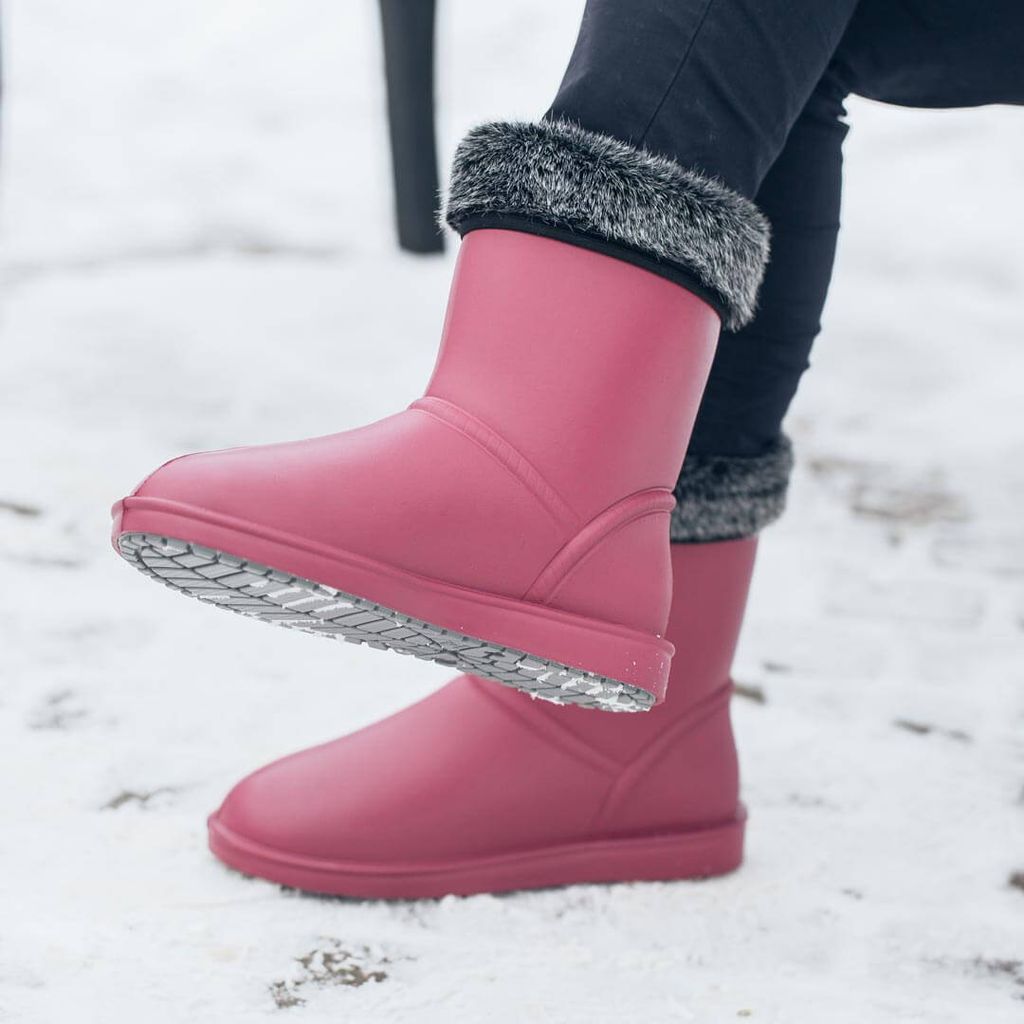 Nordman Frosto с опушкой малиновые NORDMAN