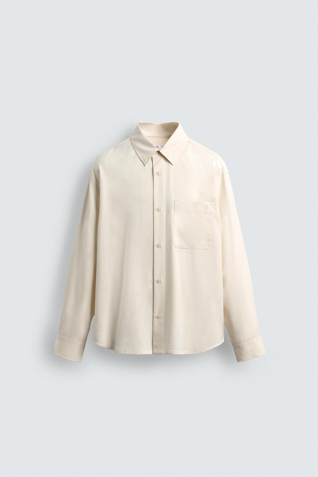 RELAXED FIT FLOWING SHIRT - Zara фото 7