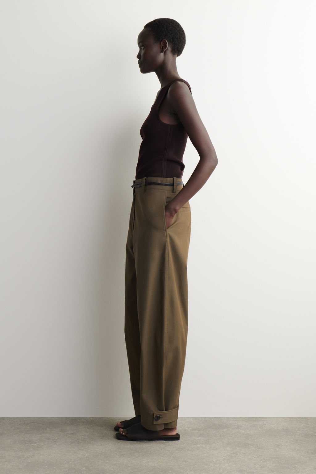 PANTAL?N UTILITY DE ALGOD?N BARREL LEG - H&m фото 4