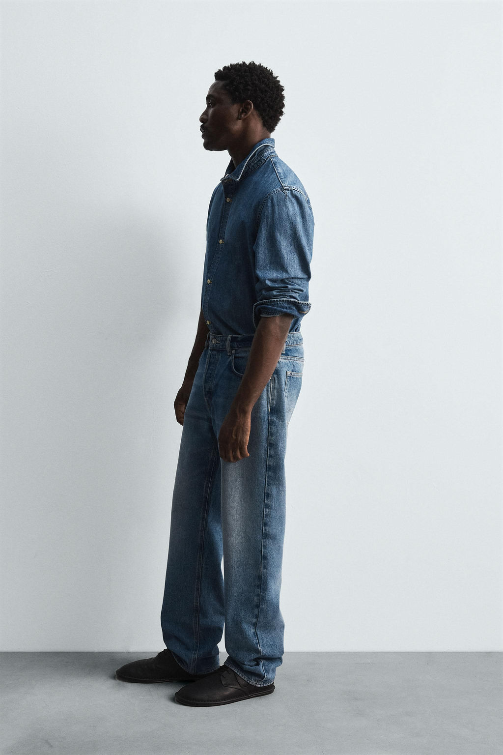 RELAXED FIT LIMITED EDITION JEANS - Zara фото 4