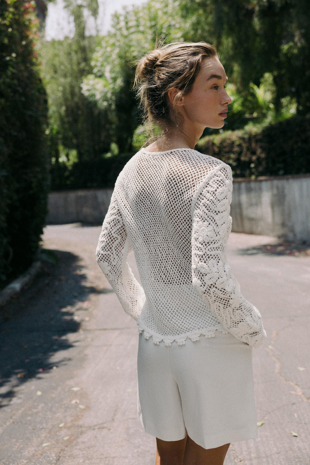 EMBROIDERED LACE TOP - Zara фото 4