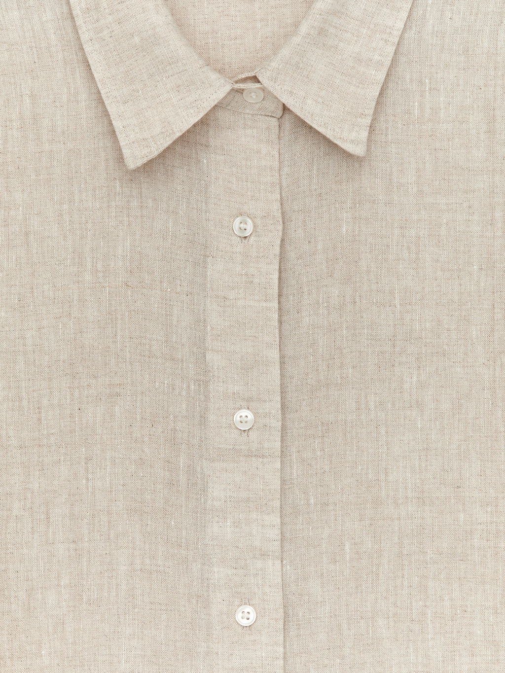 Camisa de lino holgada - H&m фото 4