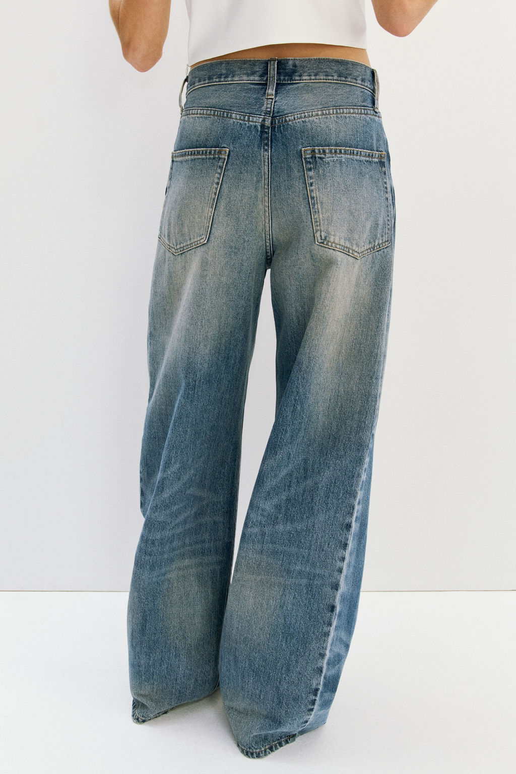 Straight Regular Waist Jeans - H&m фото 3