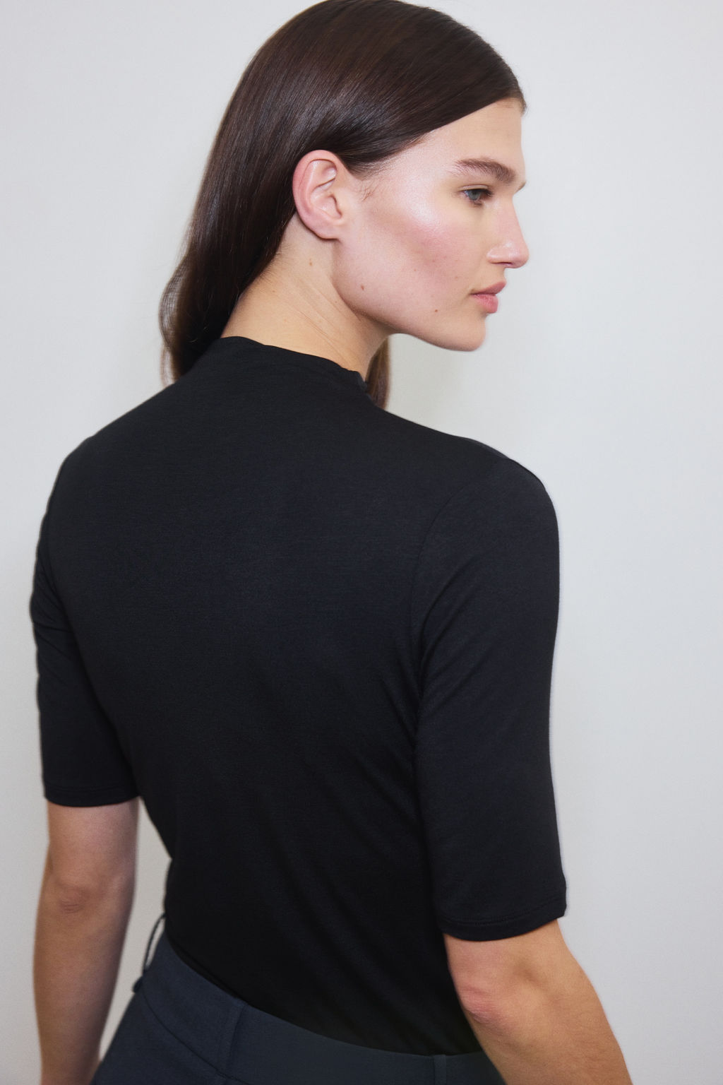 Camiseta con cuello perkins Warming Slim Fit - H&m фото 9