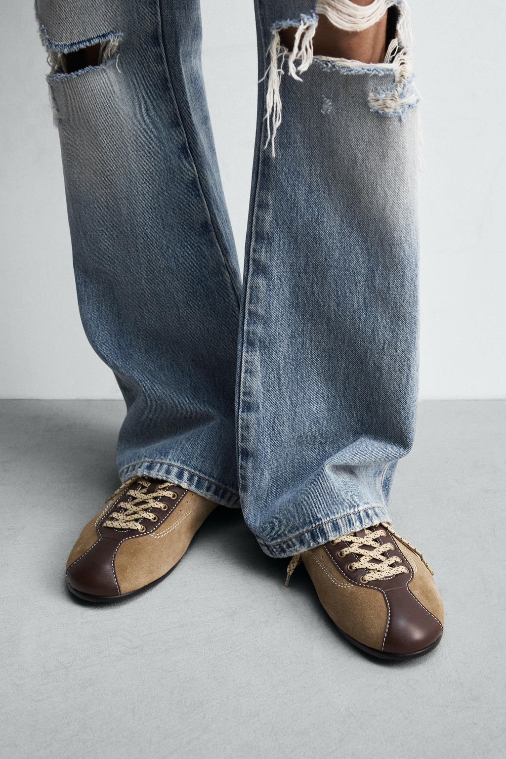 LEATHER TRAINERS HARRY LAMBERT FOR ZARA X DISNEY  фото 3