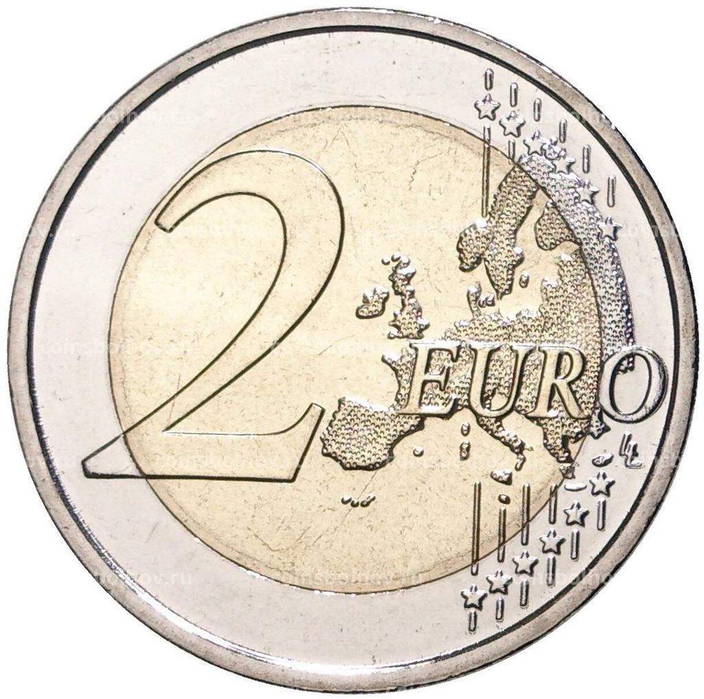 Монета 2 евро 2022 года F Германия 35 лет программе Эразмус