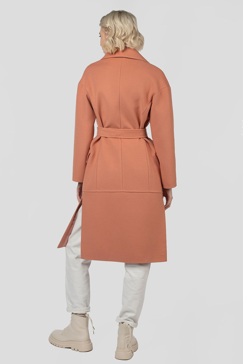 Пальто женское демисезонное (пояс) - El podio фото 7