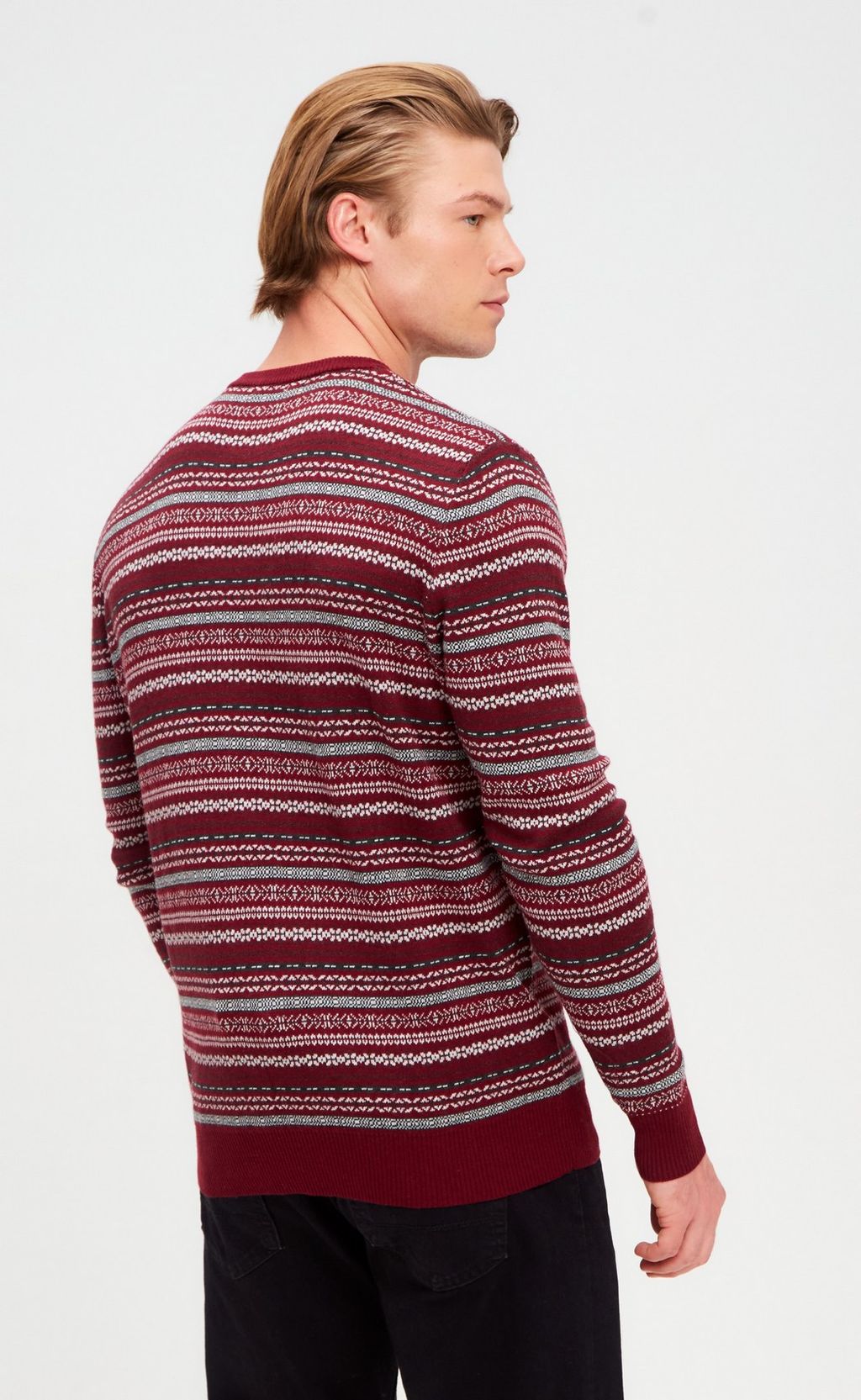 Джемпер F221-15-304 bordo - Fine joyce фото 5