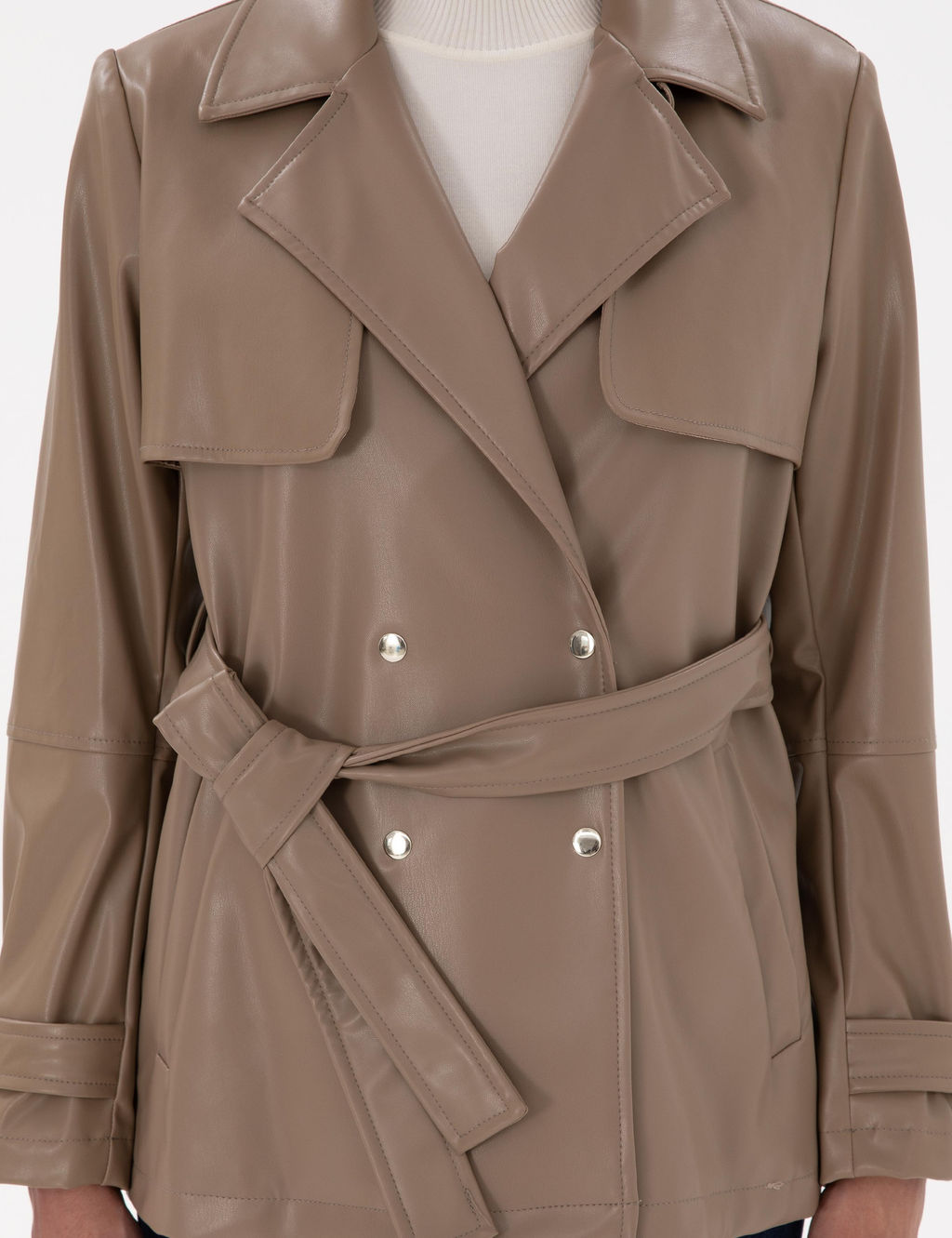 Vizon Regular Fit Deri Mont