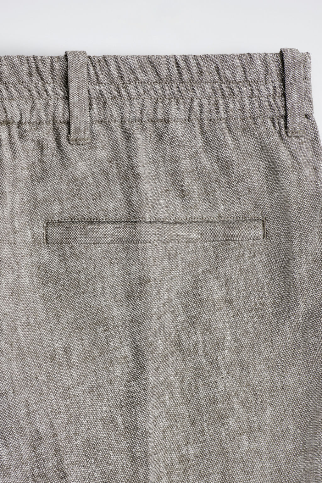 PANTAL?N DE LINO RELAXED FIT STRAIGHT LEG - H&m фото 10