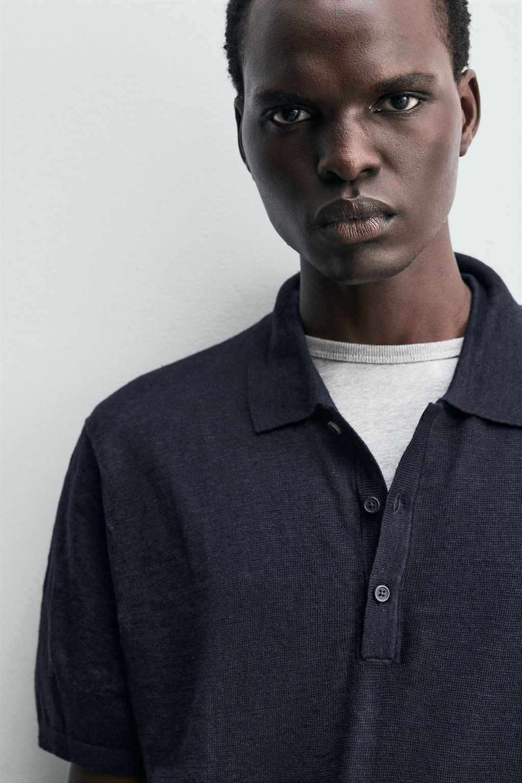 POLO PUNTO 100% LINO / Marino - Zara фото 5