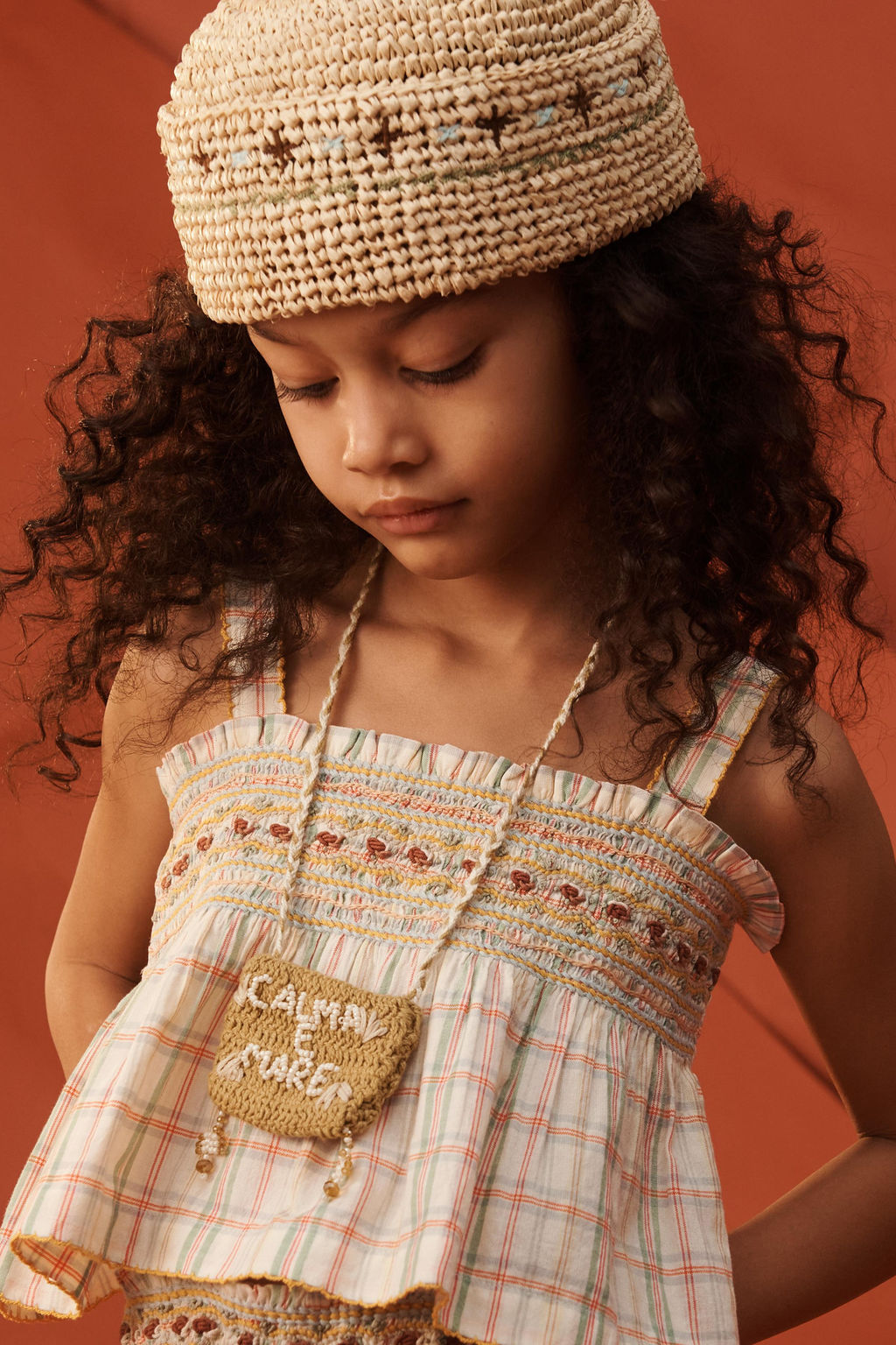 COLLAR LARGO LETRAS ABALORIOS LIMITED EDITION / Beige - Zara фото 2