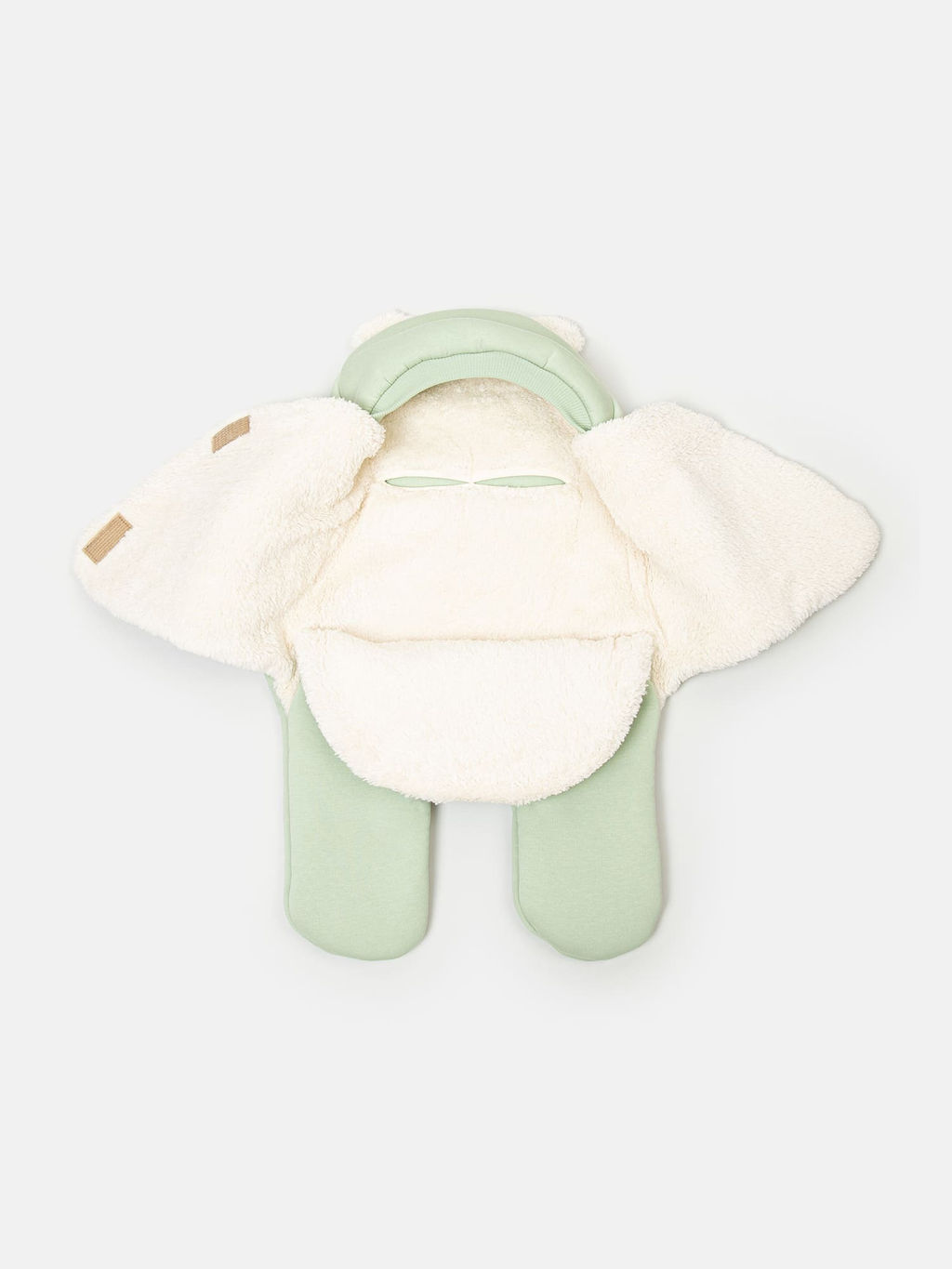 Конверт-звездочка Шалфей с прорезями для ремней безопасности 0+ - Bungly фото 10