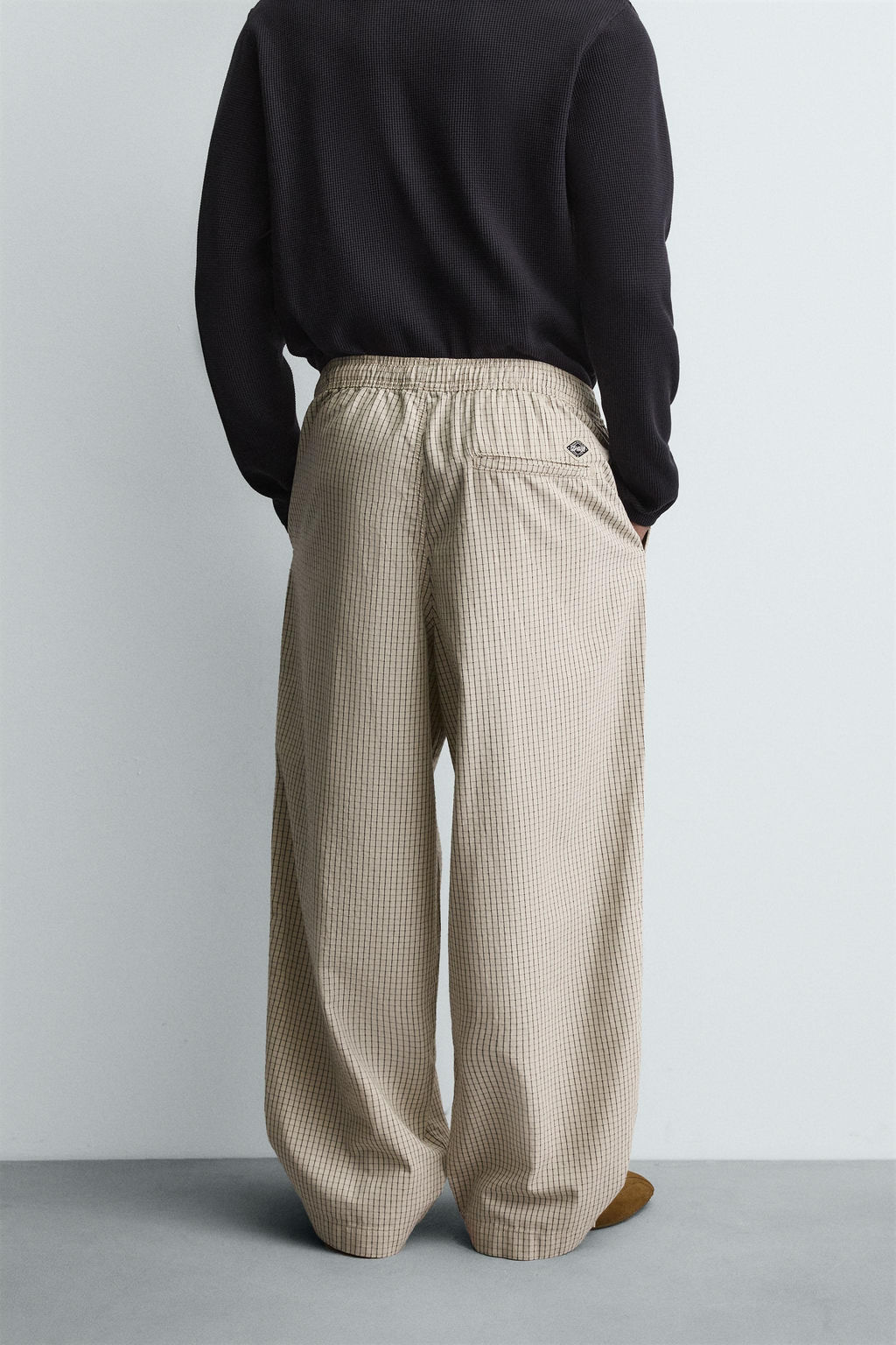 BALLOON FIT PLEATED TROUSERS - Zara фото 3
