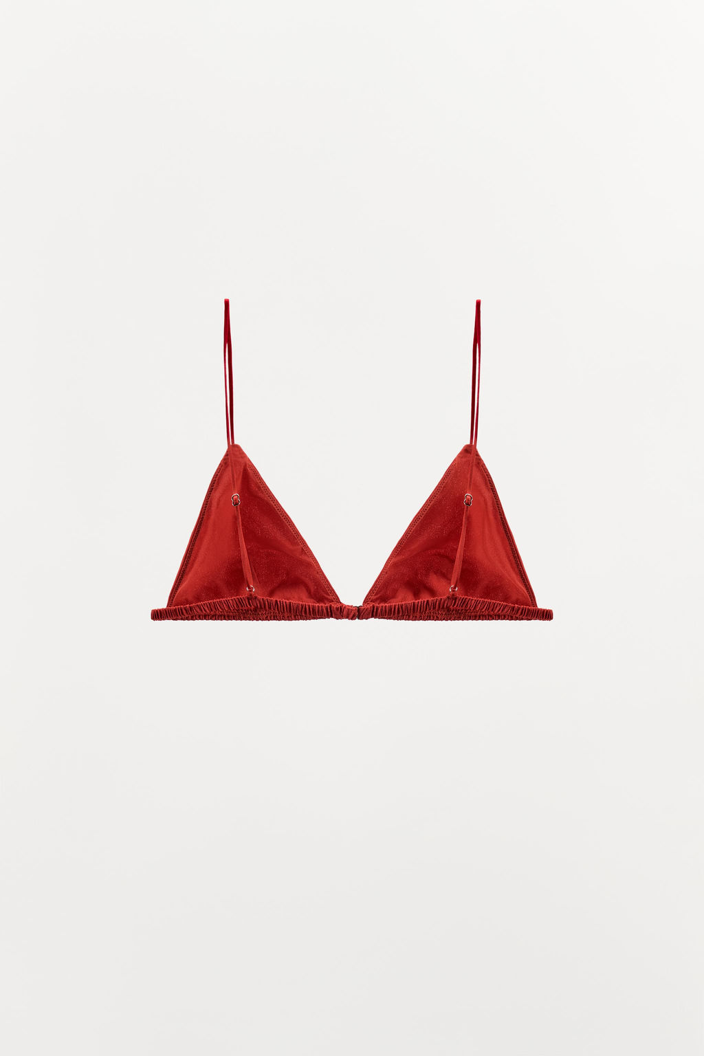 SILK TRIANGLE BRALETTE - Zara фото 5