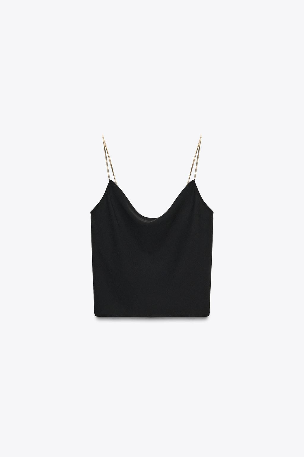 CHAIN STRAP CAMISOLE TOP - Zara фото 6