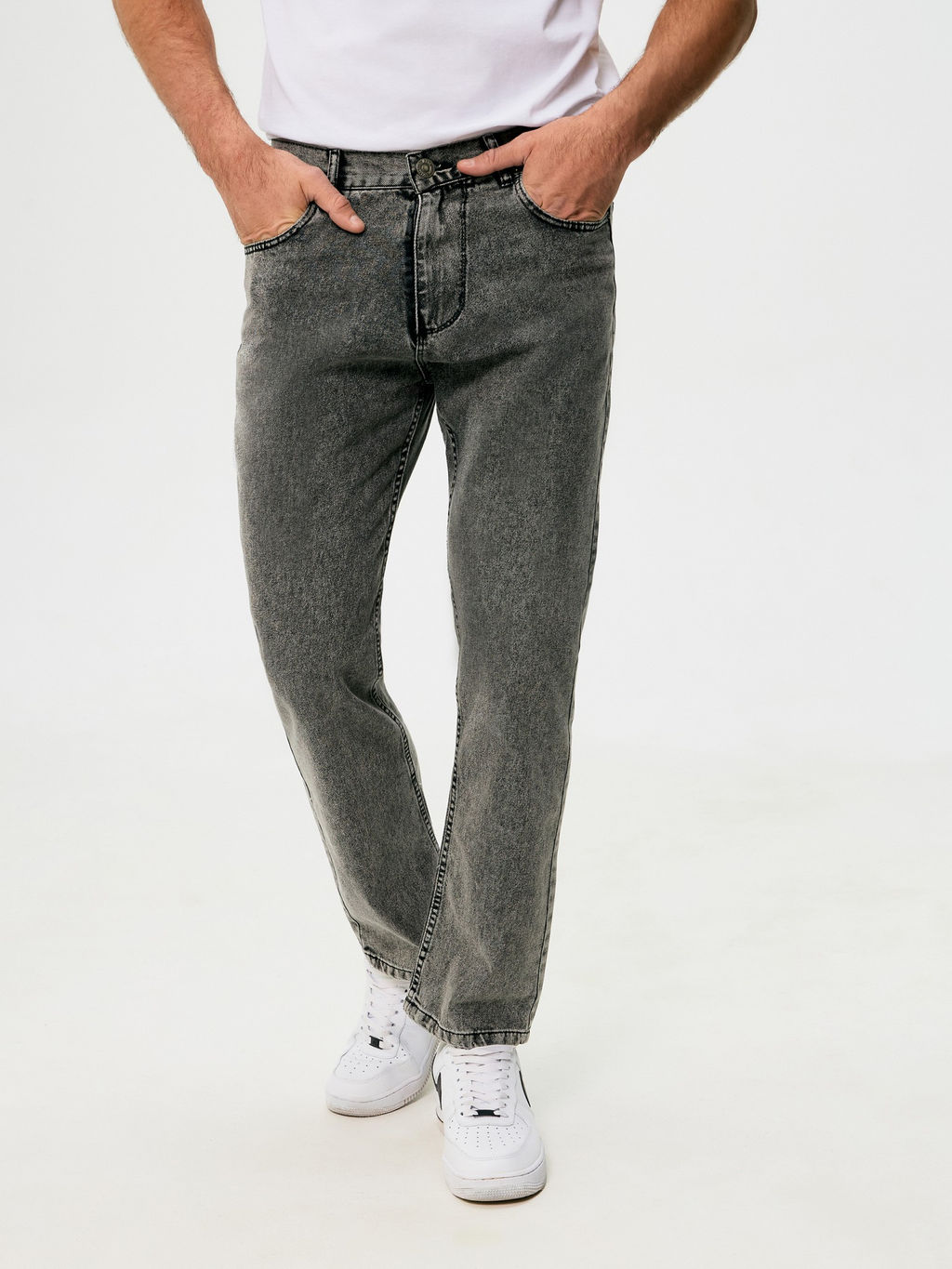 Брюки джинсовые муж. Jeepy_straight relaxed индиго - Concept club фото 6