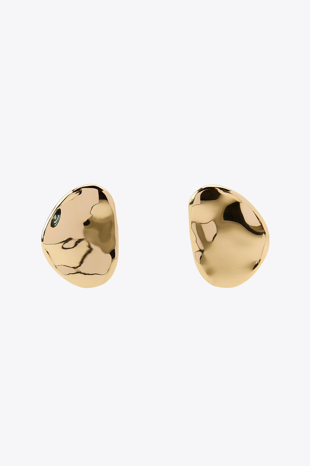 METAL SHEET EARRINGS - Zara фото 2