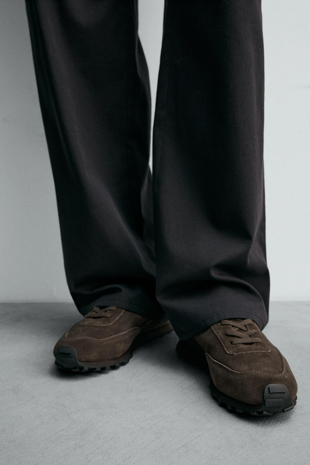CASUAL LEATHER TRAINERS - Zara фото 3