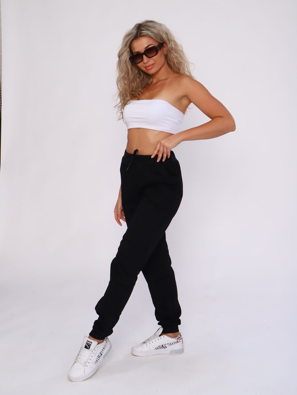 М238 Брюки женские (черный) - Иванушка-трикотаж фото 12