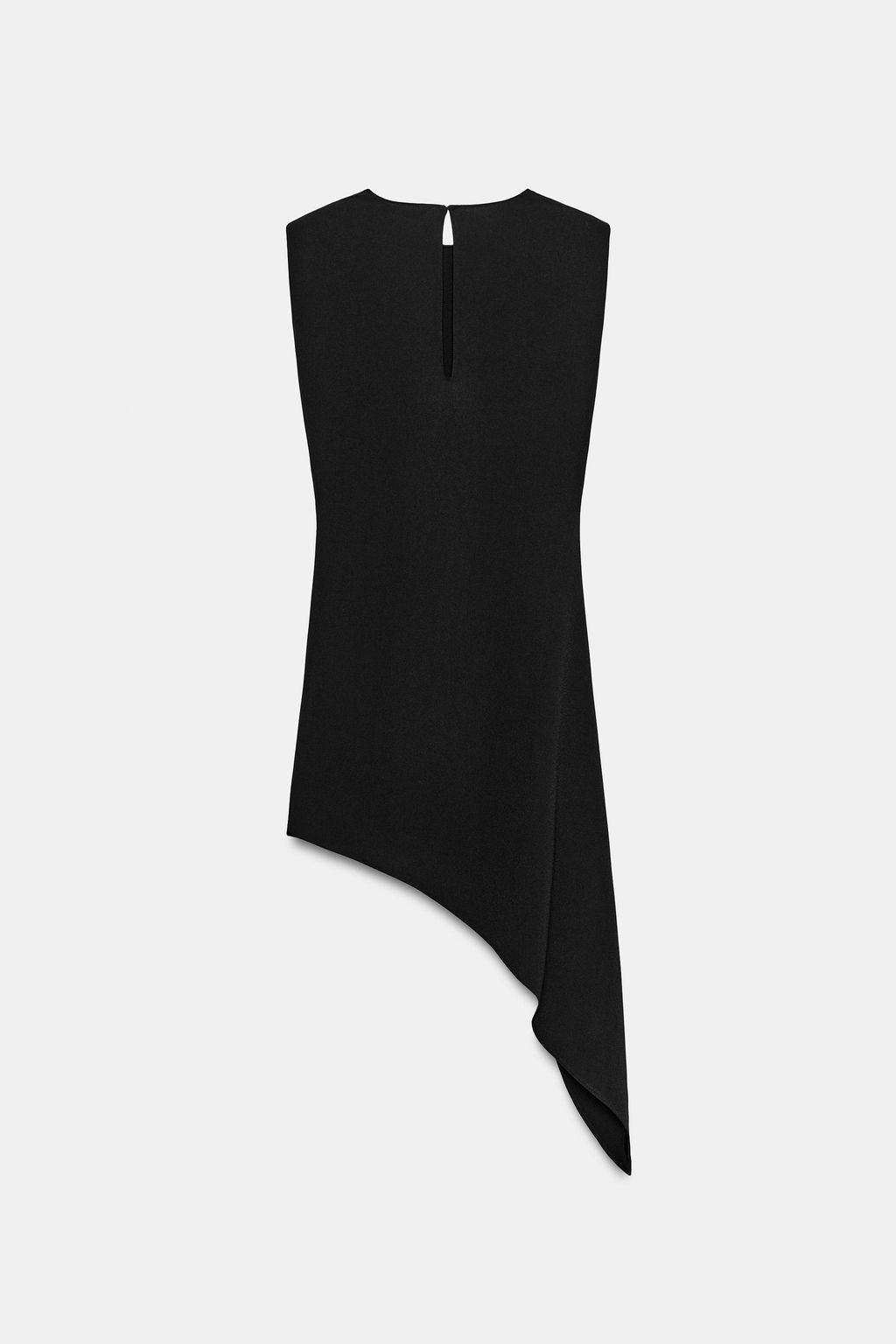 VESTIDO CORTO ASIM?TRICO HOMBRERAS / Negro - Zara фото 8