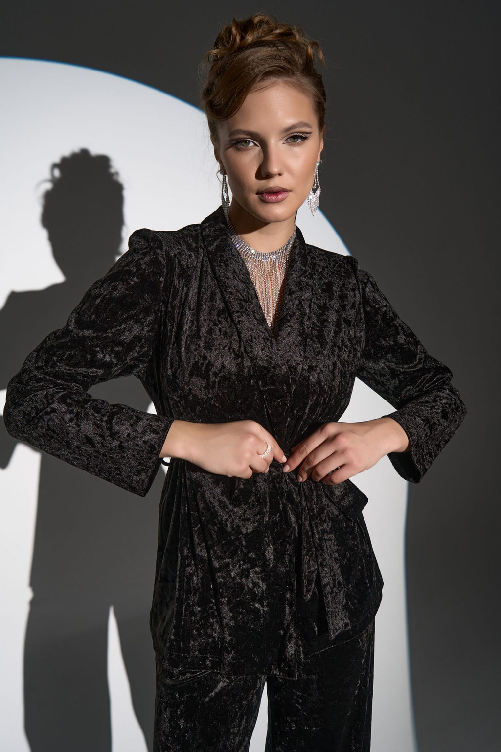 Брюки Эдит (чёрный) - Эльза фото 15