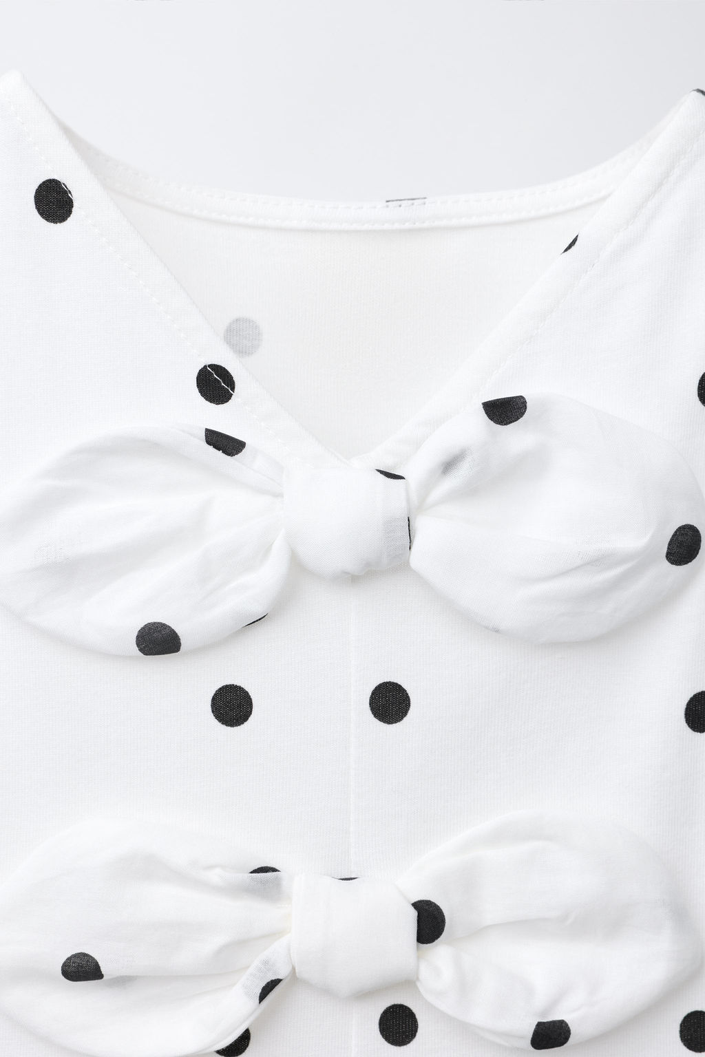 CONTRAST T-SHIRT WITH BOWS - Zara фото 3