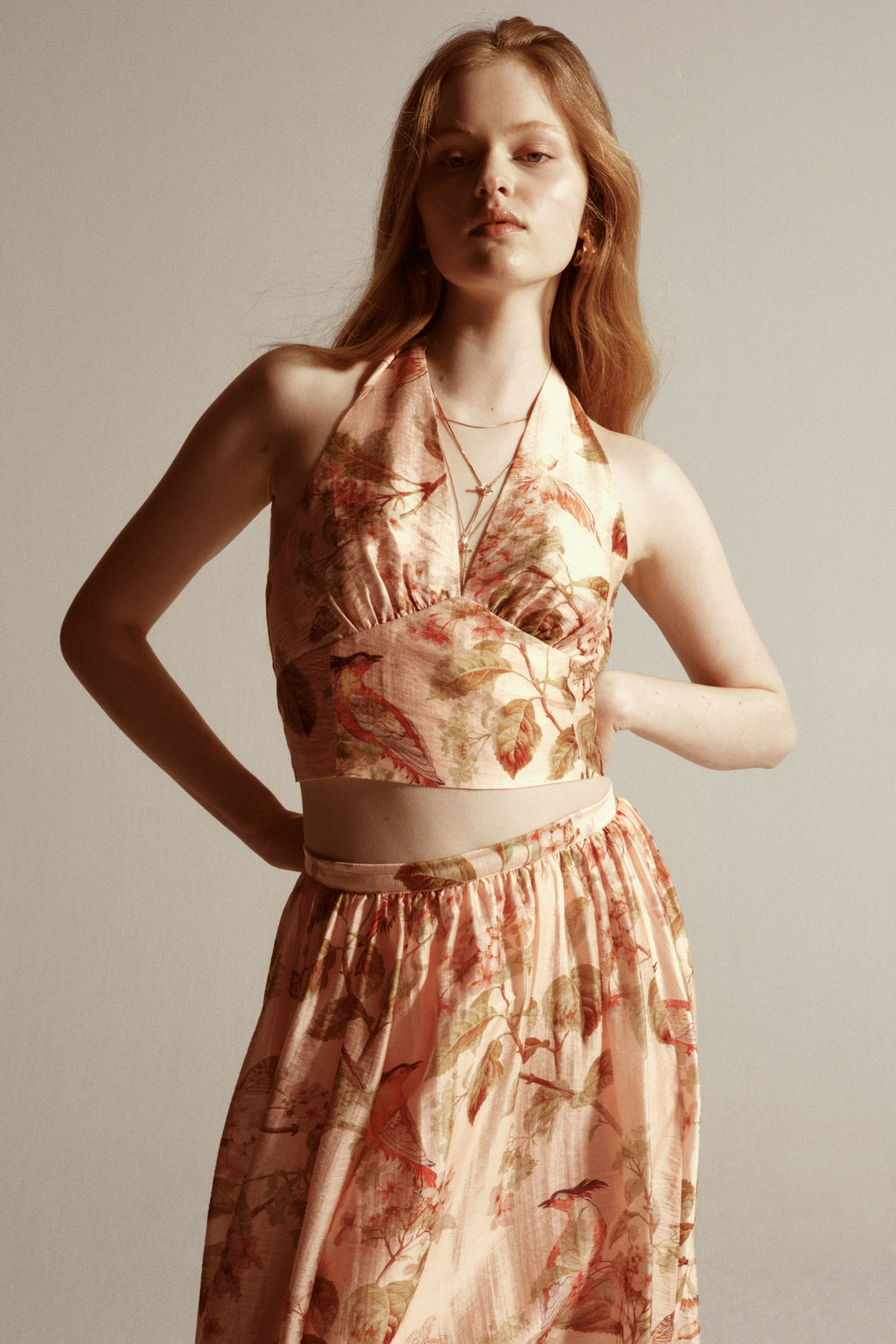 Falda estampada con vuelo - H&m фото 3