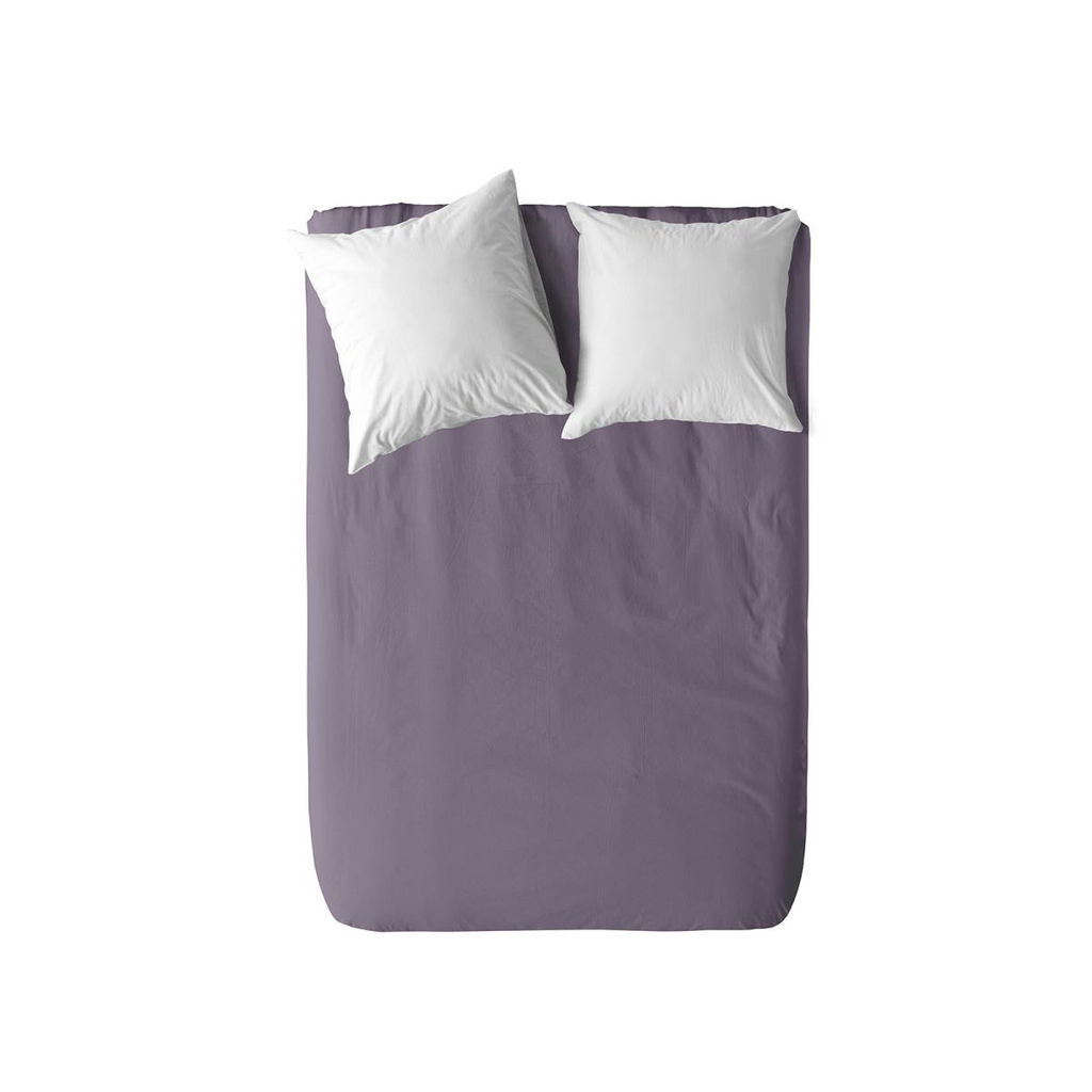Простыня перкаль Актив 220х180 "Wenge" рис. 86133-5 Lavender Gray