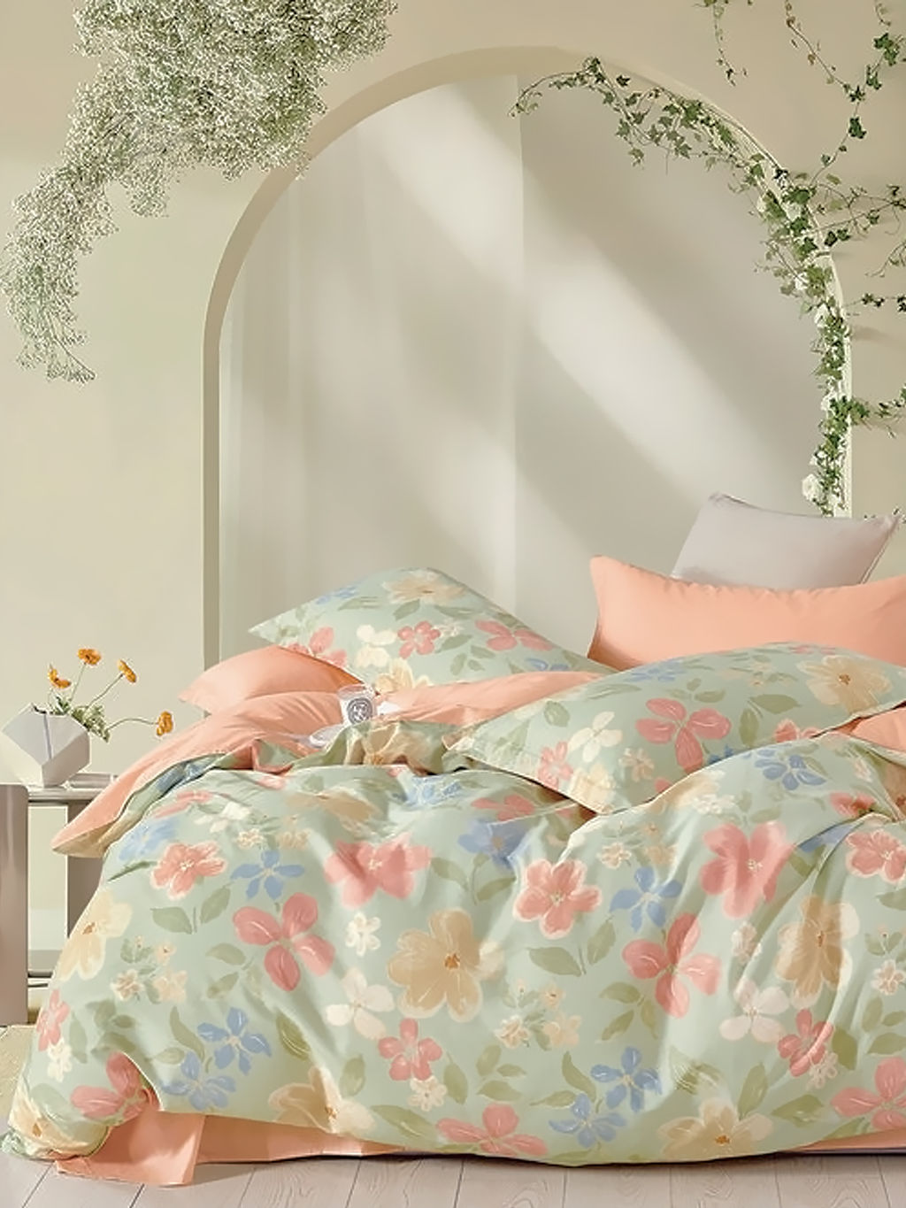 Постельное белье сатин элит - Рассвет 1.5 сп. (нав.70х70)