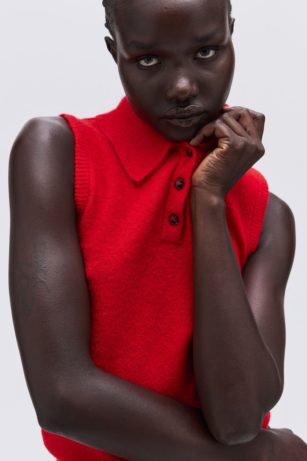 Chaleco jersey con cuello camisero - H&m фото 5
