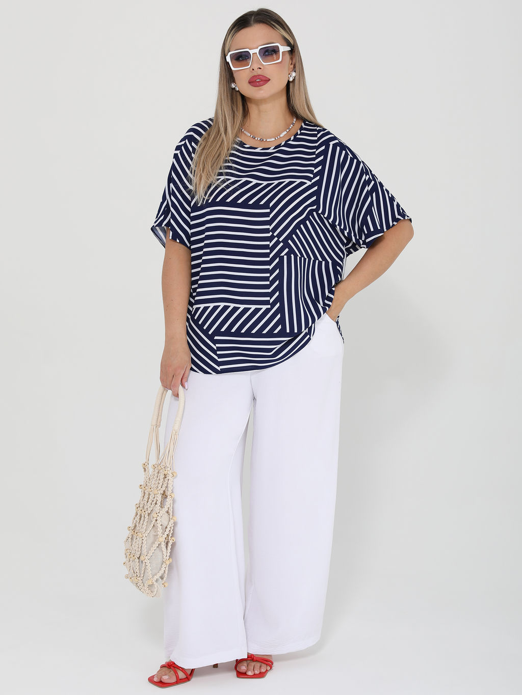 Блузка вискозная(сингапур) - Dora фото 2