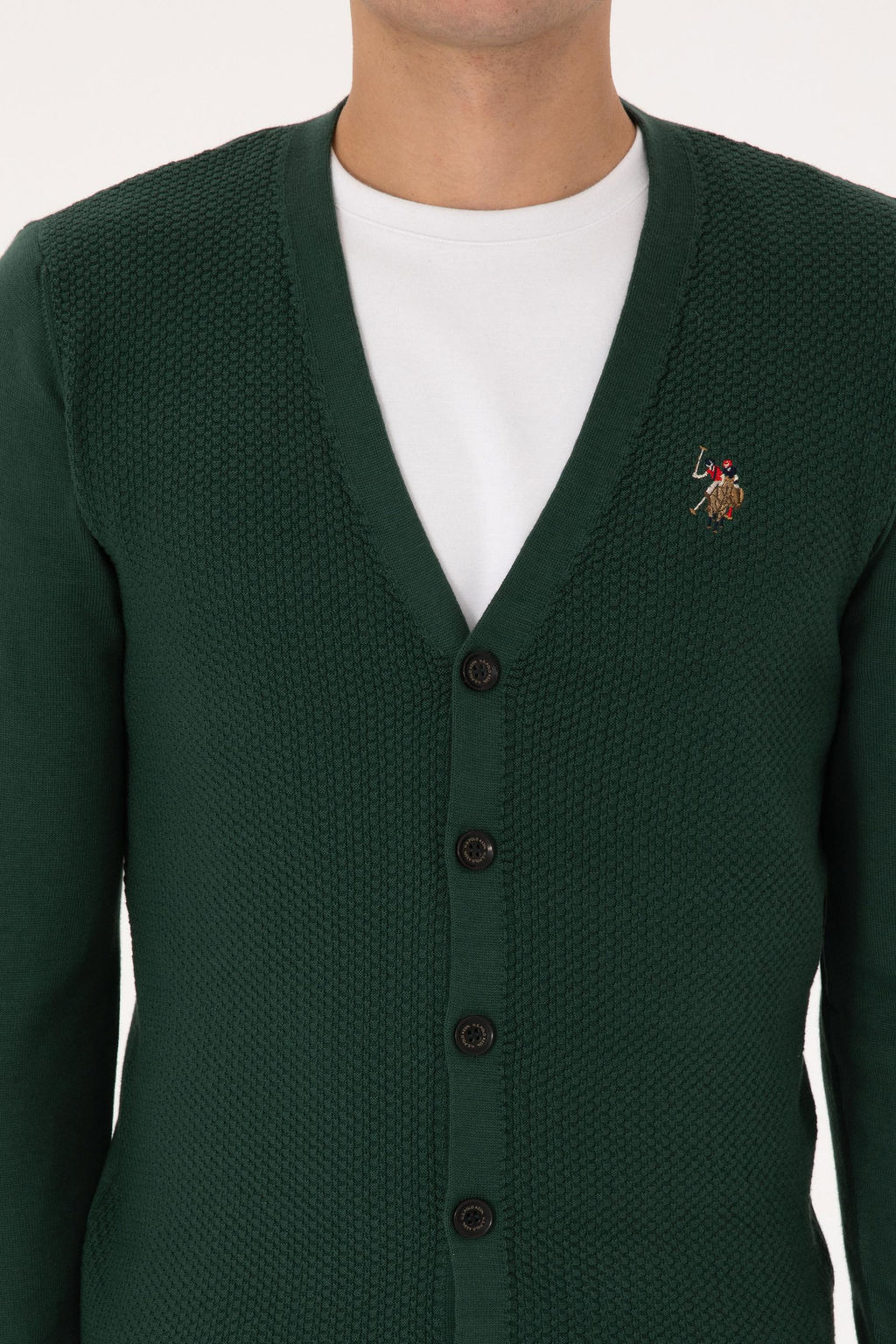 Erkek Koyu Ye_il Basic Triko H_rka - U.s. polo assn фото 6