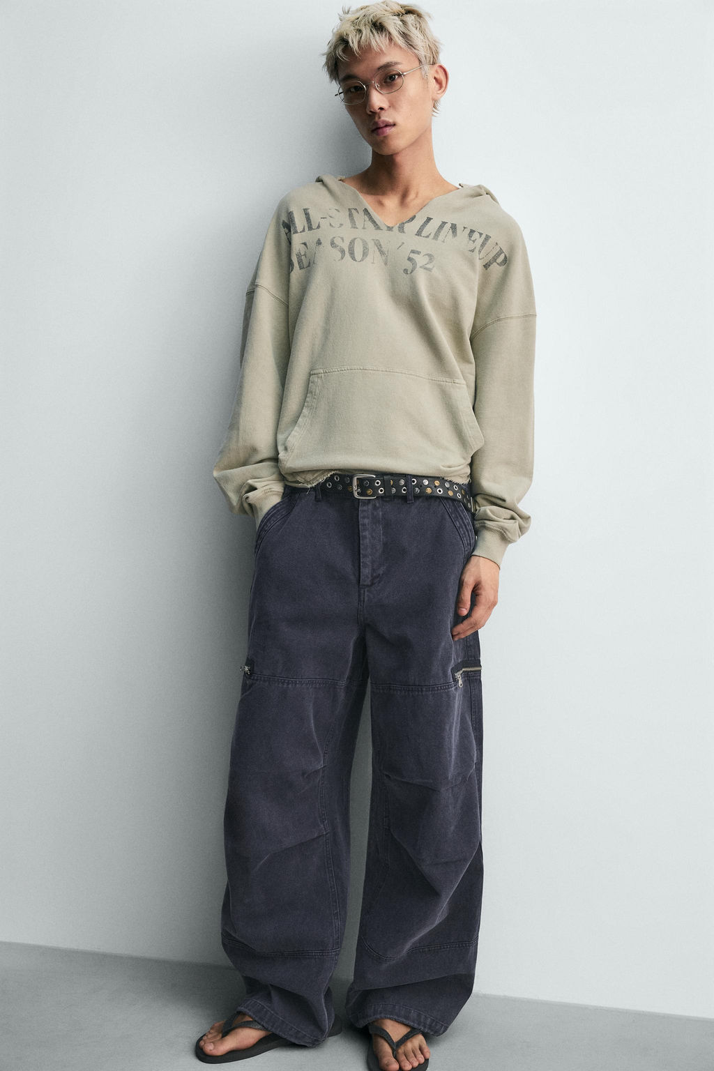 PANTAL?N CARGO PARACHUTE / Gris antracita - Zara фото 6