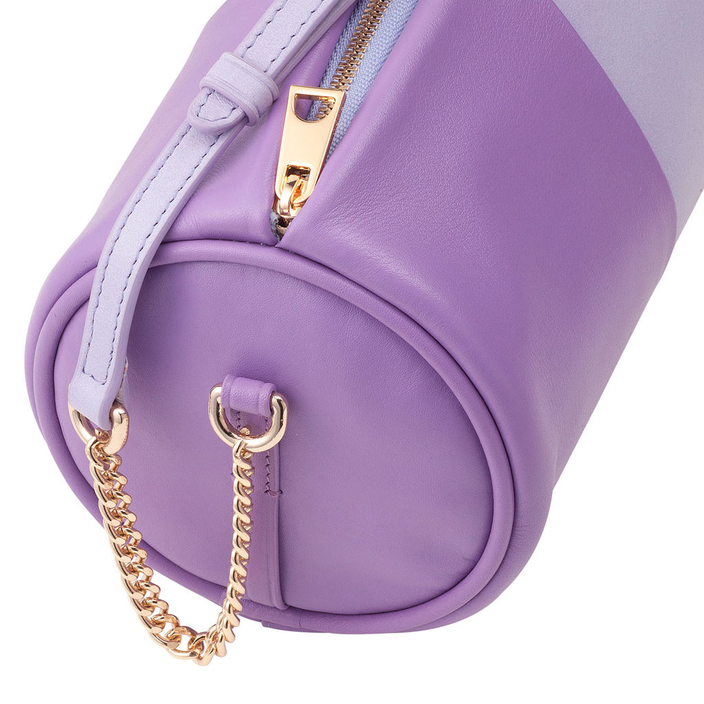 Итальянская кожаная сумка DuDu Bags серии Abigail | прованская сирень - Dudubags фото 5