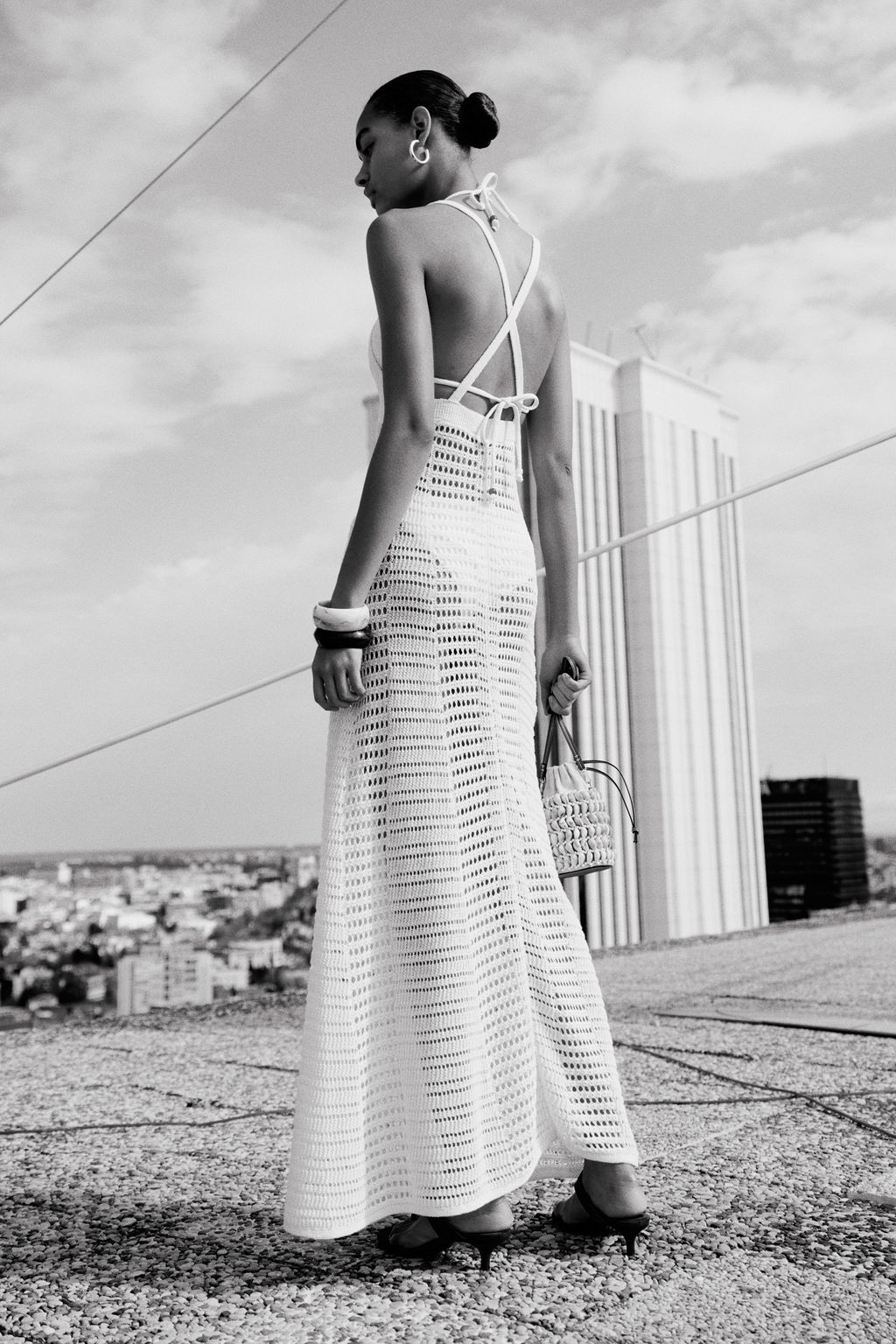 Maxivestido efecto crochet - H&m фото 4