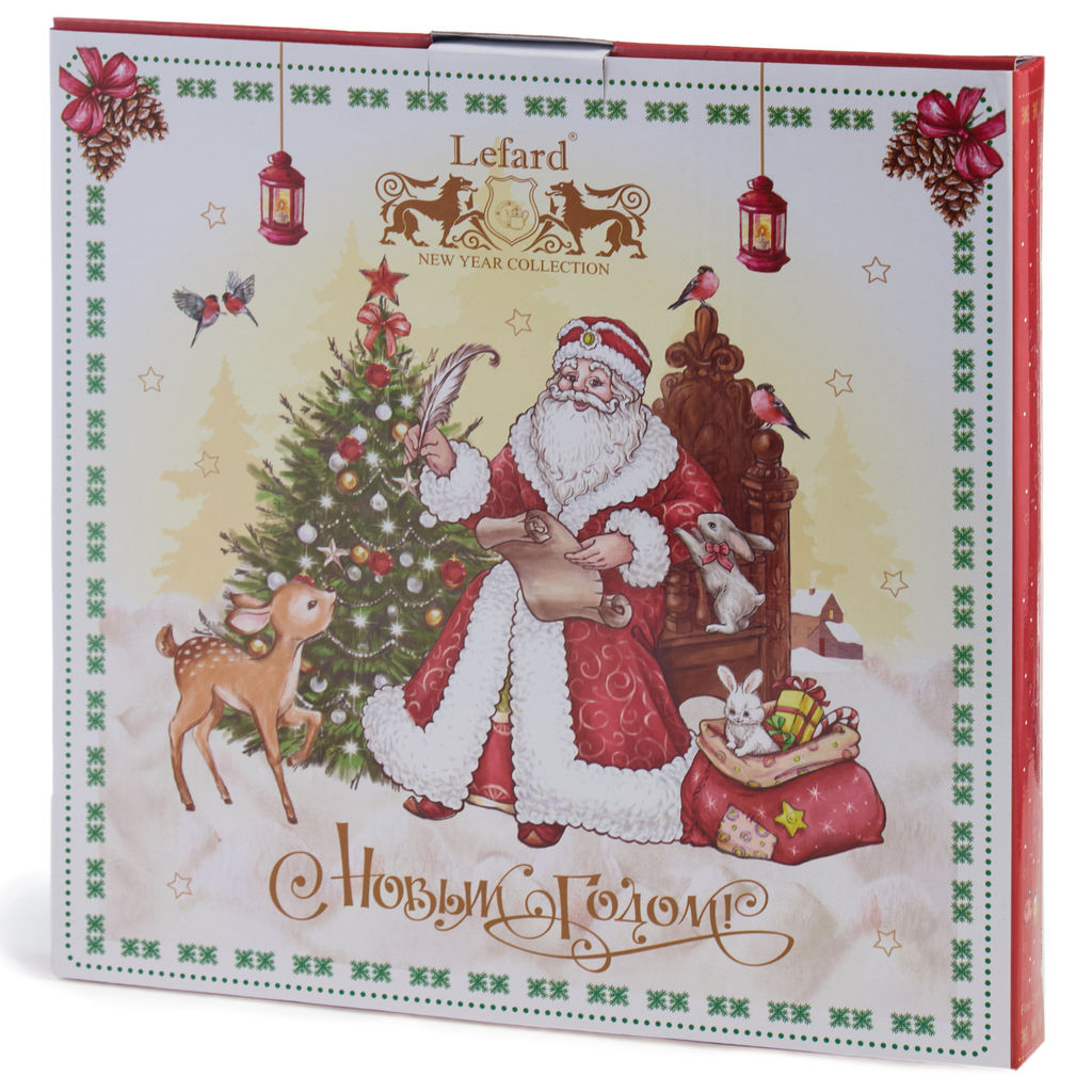 ТАРЕЛКА ОБЕДЕННАЯ LEFARD ДЕД МОРОЗ 27 СМ  фото 2