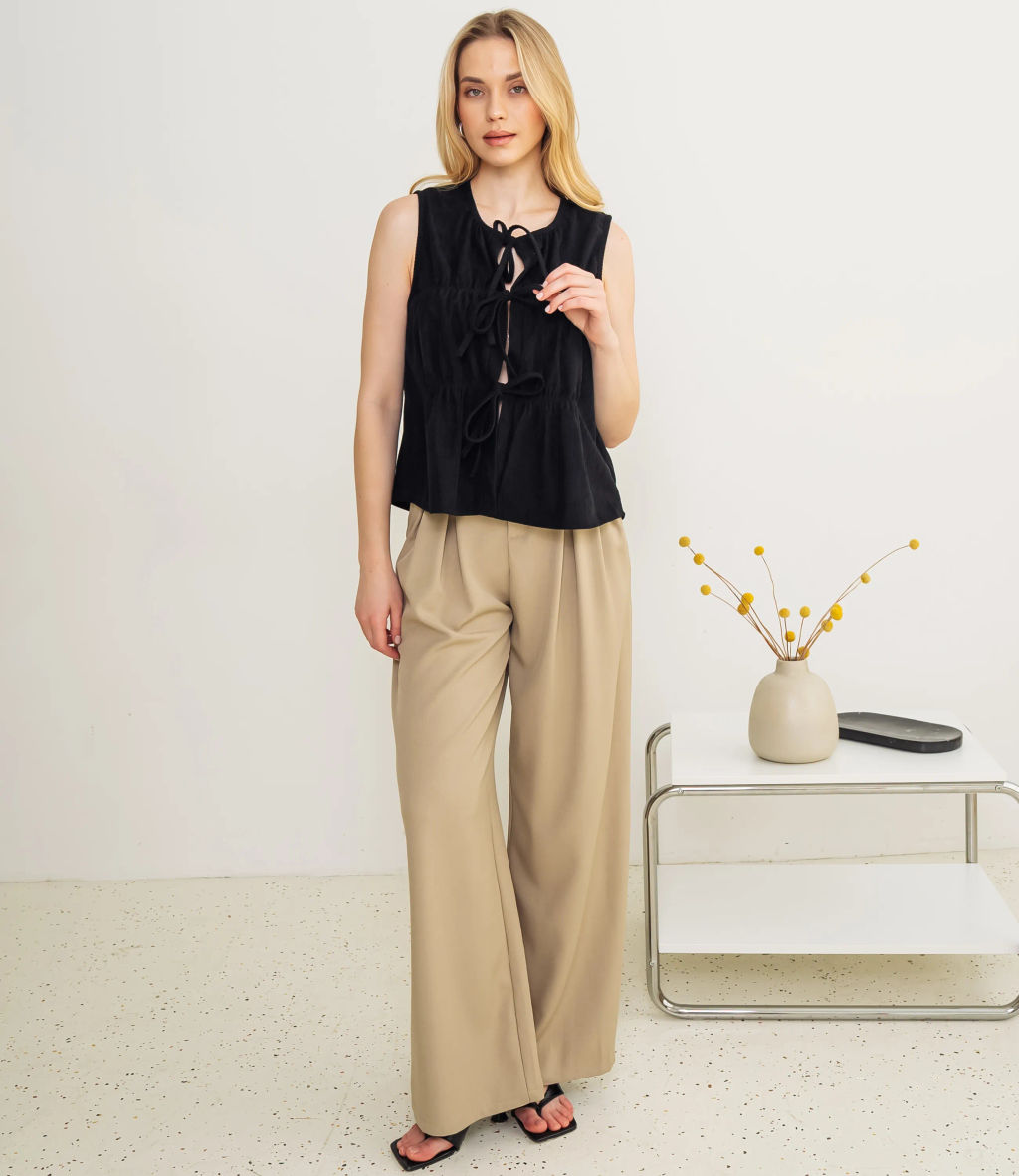 Топ #КТ73601, чёрный - Dommod фото 4