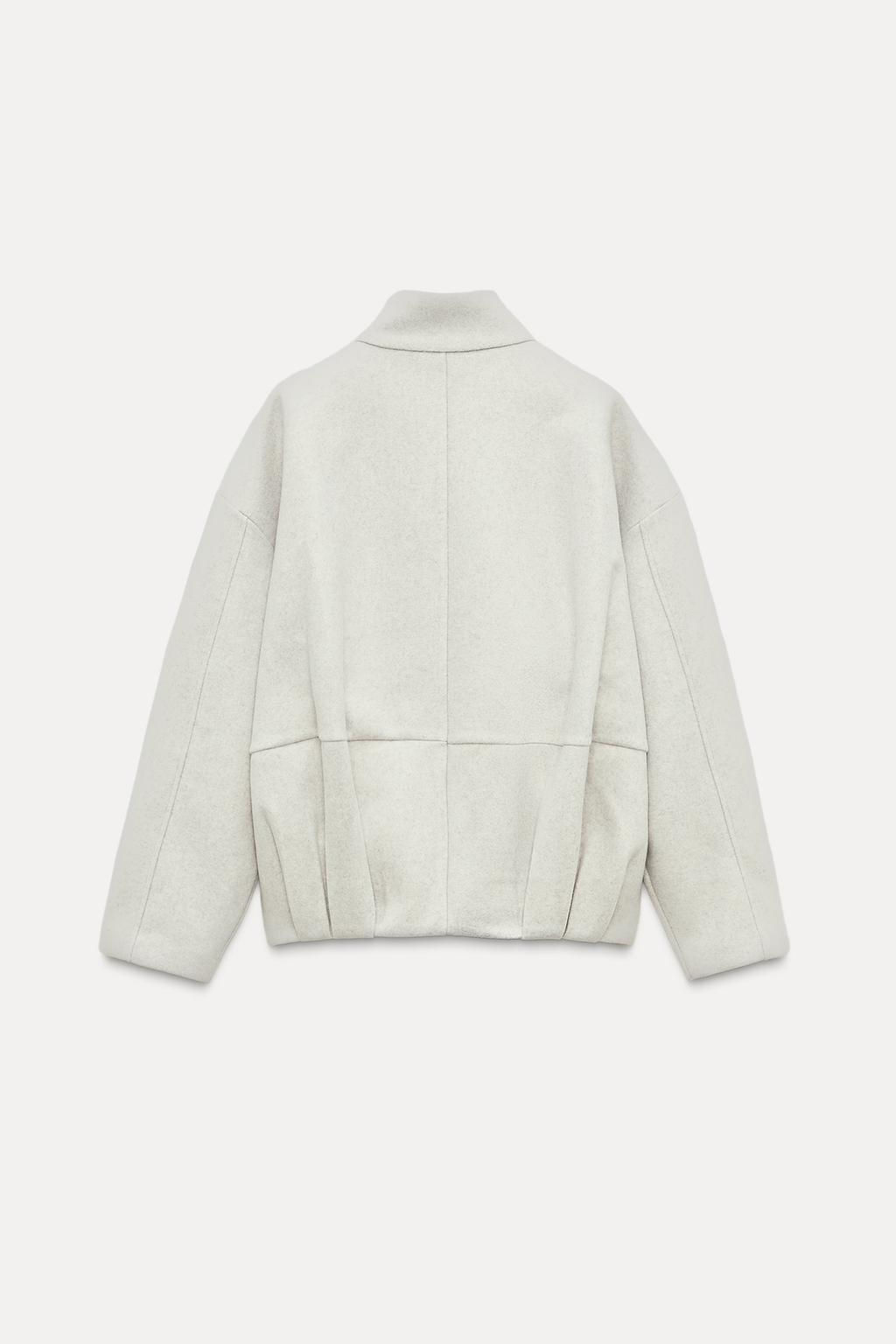 ZIP-UP WOOLLEN JACKET - Zara фото 6