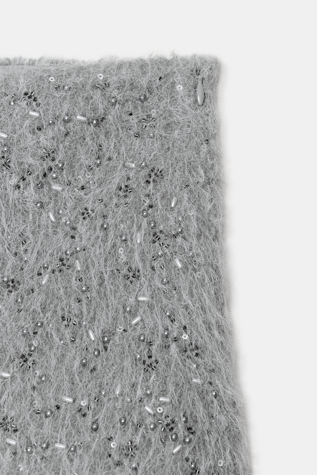 MINI FAUX FUR BEAD SHORTS - Zara фото 6