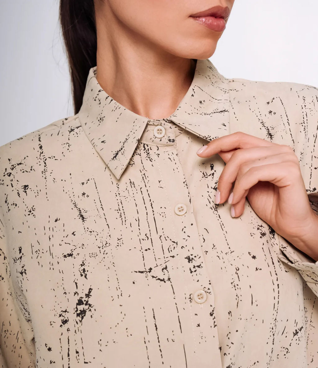 Рубашка #КТ1908, бежевый