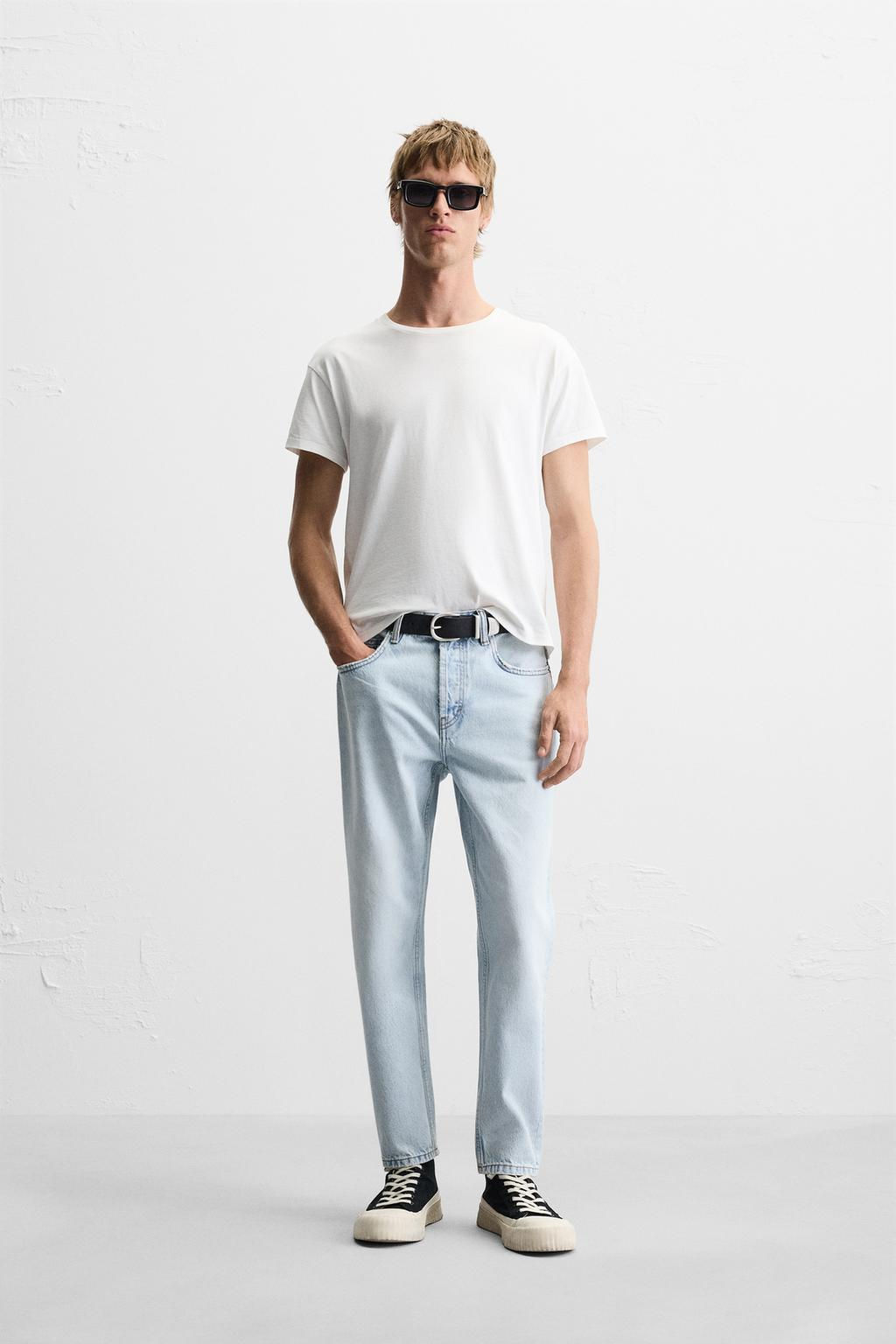 SLIM CROPPED-FIT JEANS - Zara фото 22