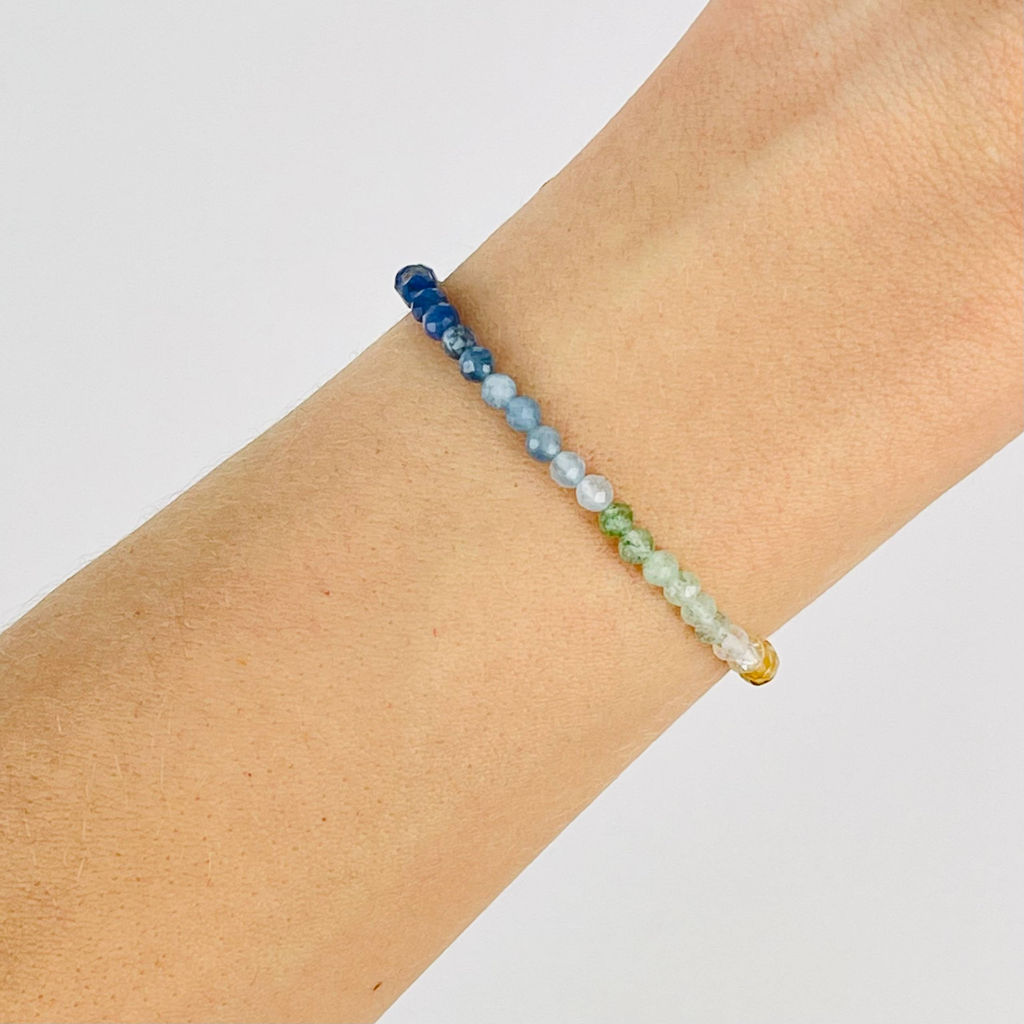 Браслет 7 чакр из Самоцветов 16 см +