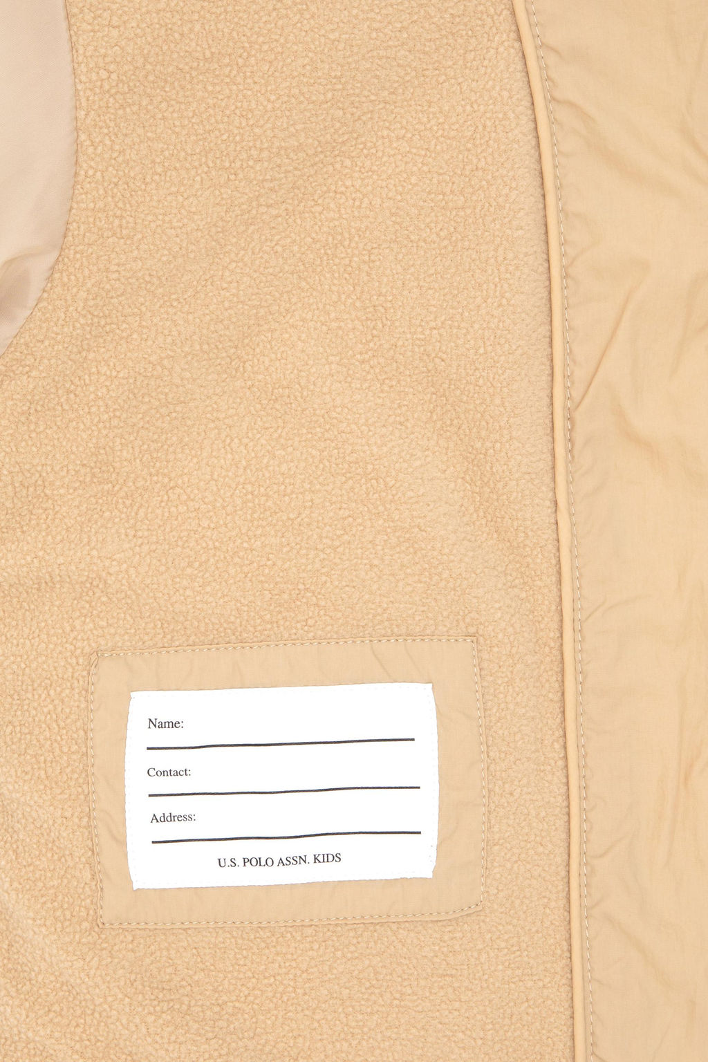 Сезонное пальто песочного цвета для девочки Неожиданная скидка в корзине - U.s. polo assn фото 5