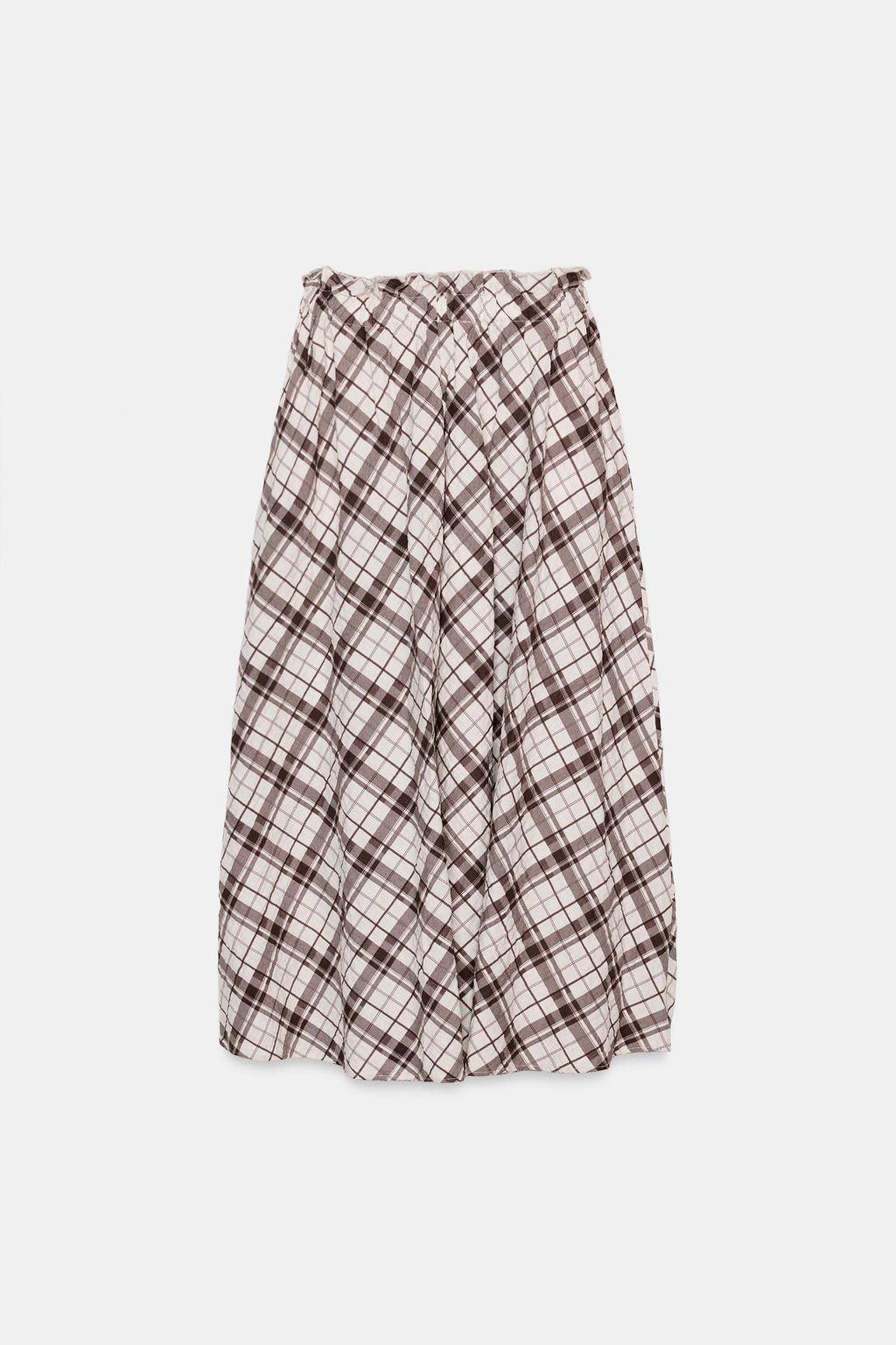 FALDA MIDI CUADROS / Multicolor - Zara фото 9