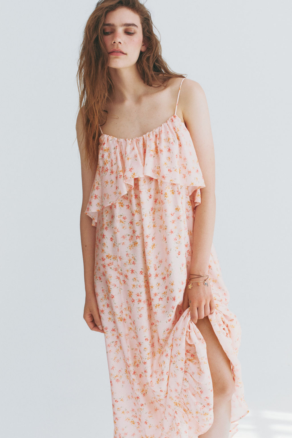 Vestido evas? con volantes - H&m фото 6