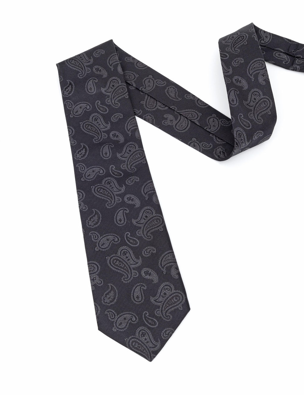 Черный шелковый галстук - Cacharel фото 6