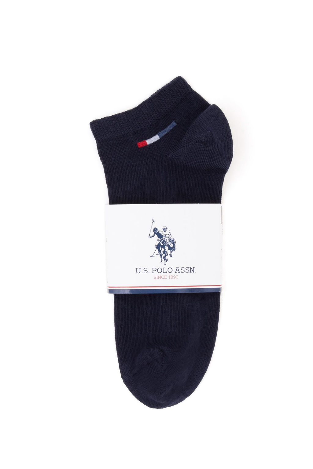 Мужской темно -синий синий 5 -точечный носки неожиданный скидка в корзине - U.s. polo assn фото 4
